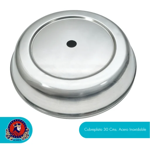 Cubreplato 30 Cms. Acero Inoxidable