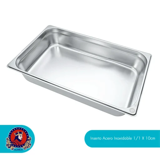 Inserto Acero Inoxidable 1/1 X 10cm