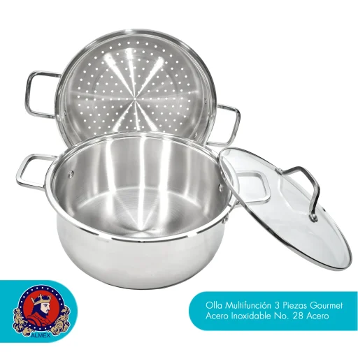 Olla Multifunción 3 Piezas Gourmet