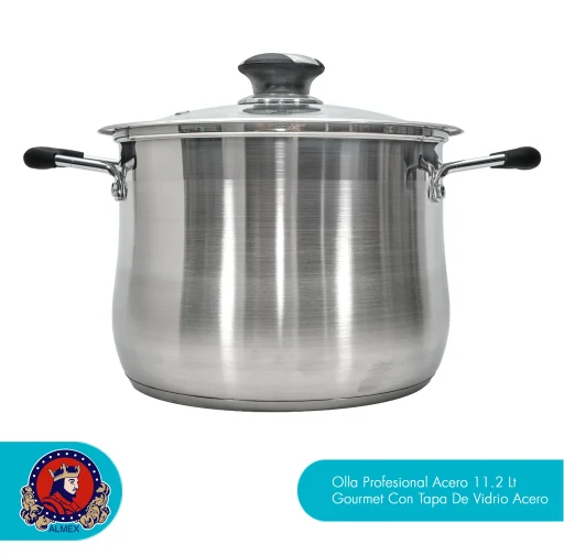 Olla Profesional Acero 11.2 Lt Gourmet