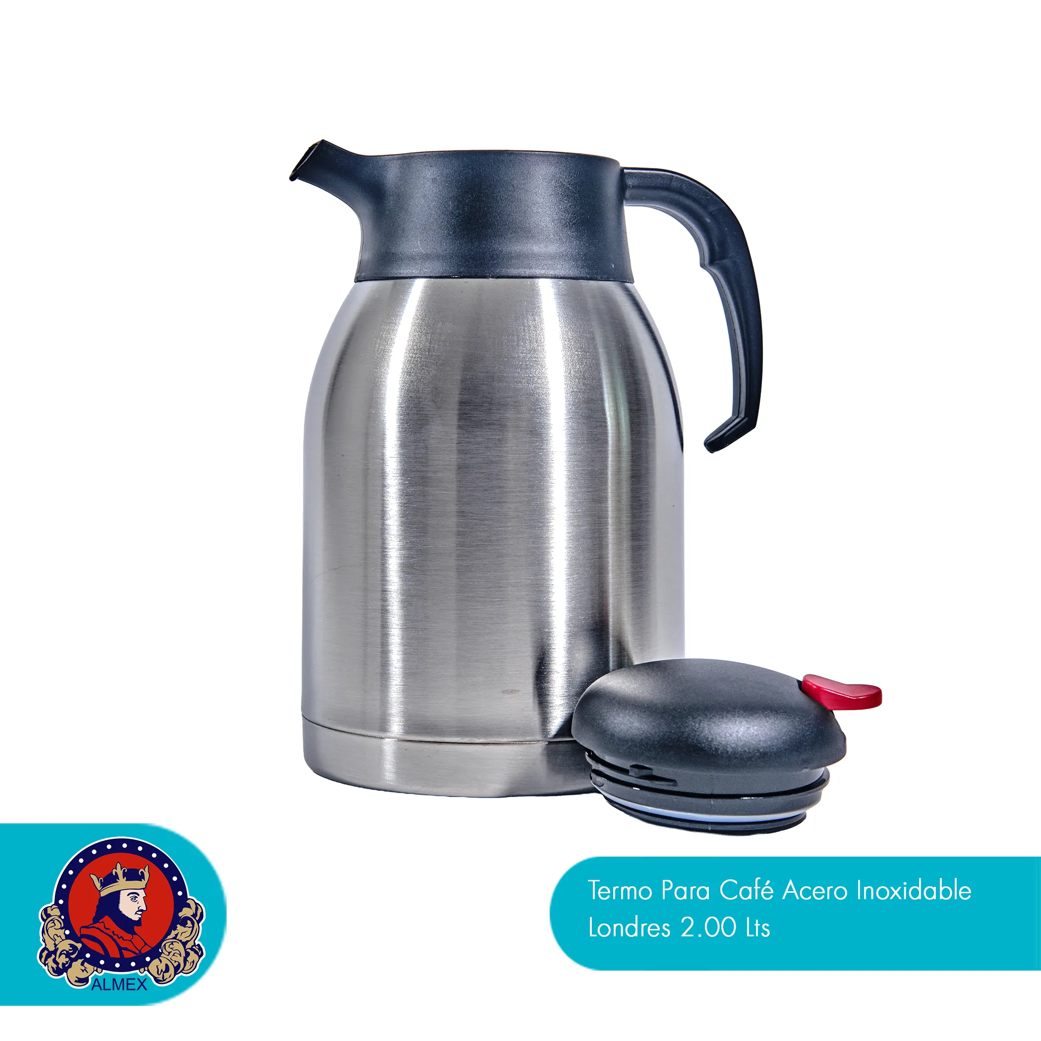 Termo Para Café Acero Inoxidable Londres 2.00 Lts